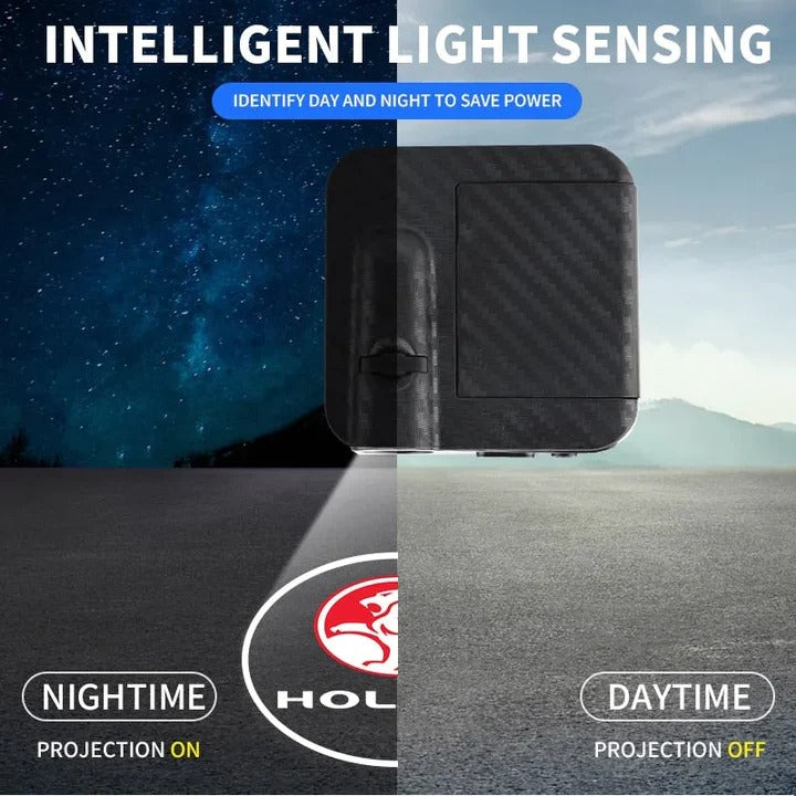 Projecteur de logo pour portière de voiture intelligente- 4Pièces