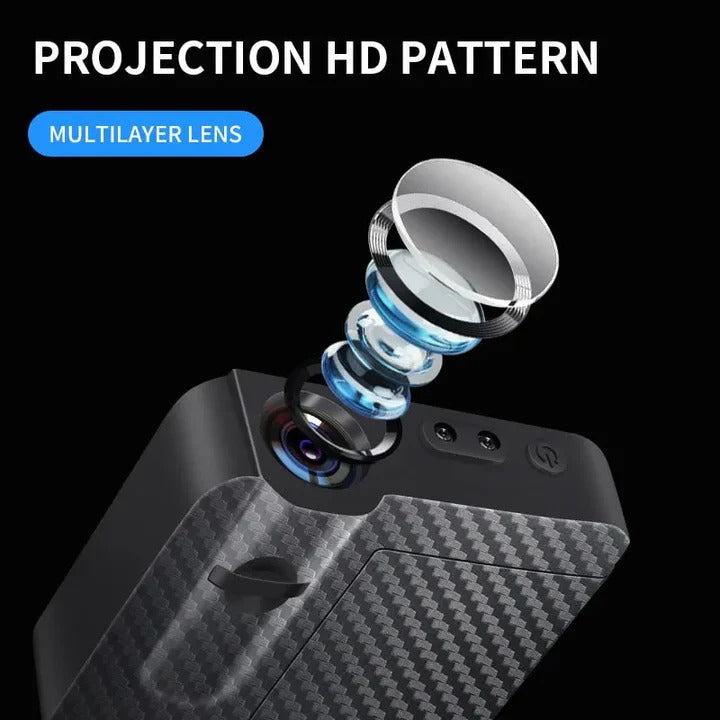 Projecteur de logo pour portière de voiture intelligente- 4Pièces