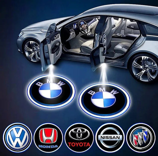 Projecteur de logo pour portière de voiture intelligente- 4Pièces