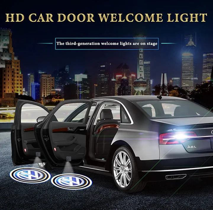 Projecteur de logo pour portière de voiture intelligente- 4Pièces