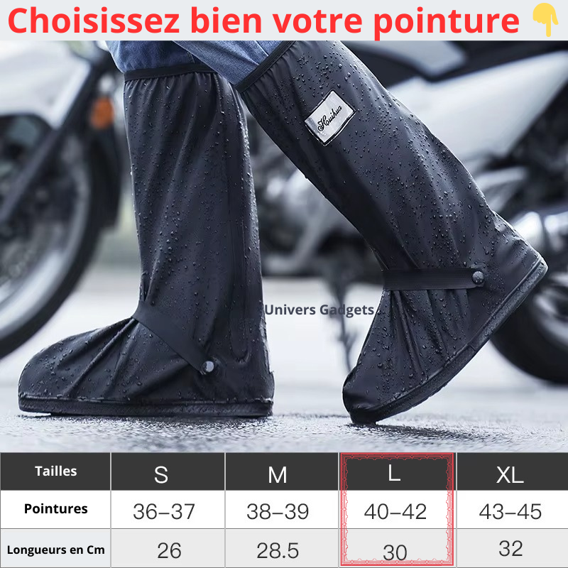 Couvre-chaussures imperméables