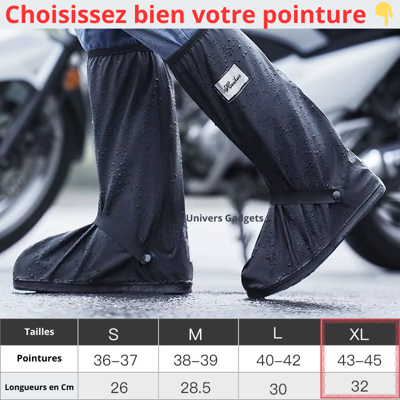 Couvre-chaussures imperméables
