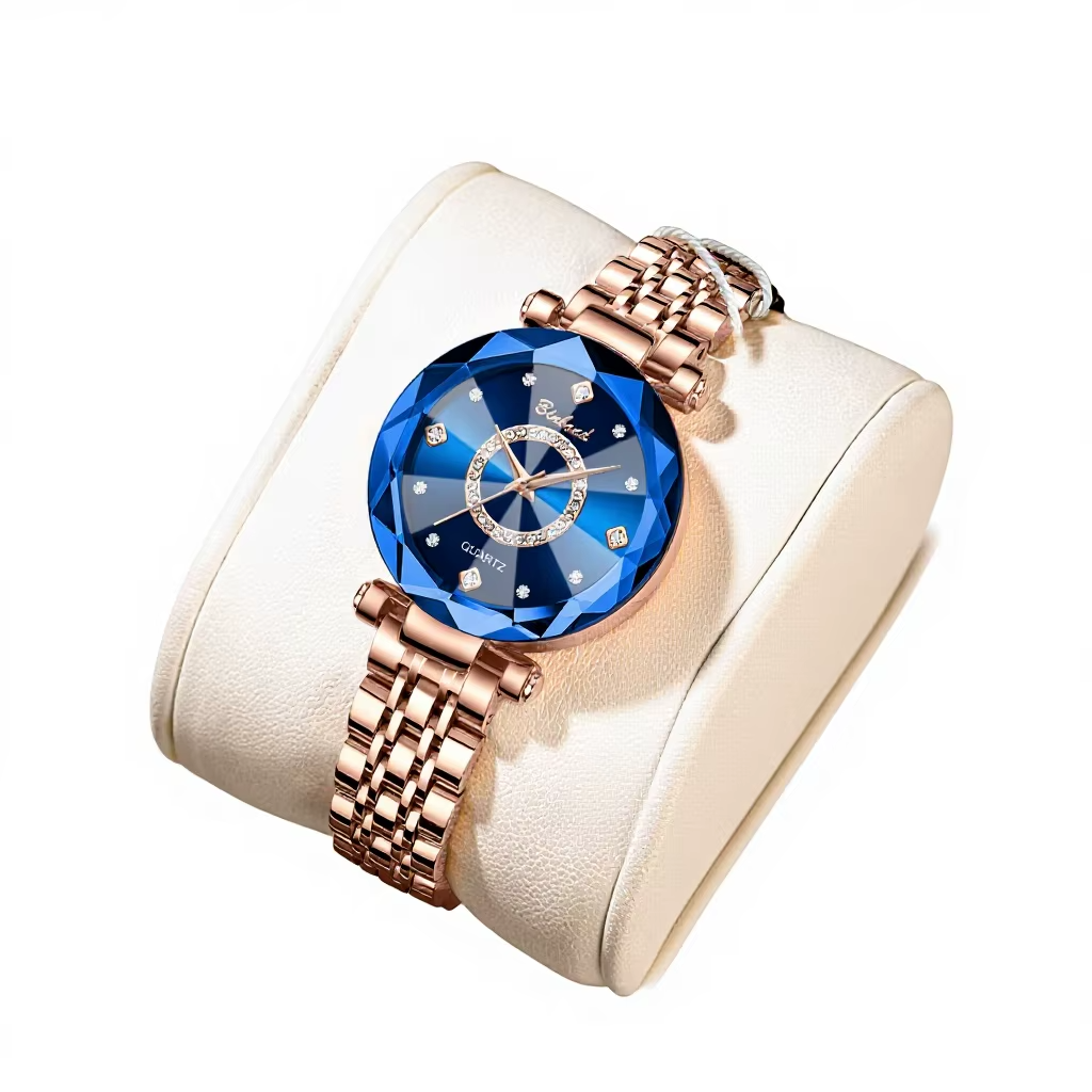 Montre Femme de LUXE | Cadran Diamant & Acier Inoxydable