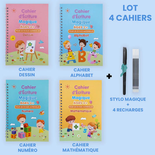 Pack de Cahier magique réutilisable