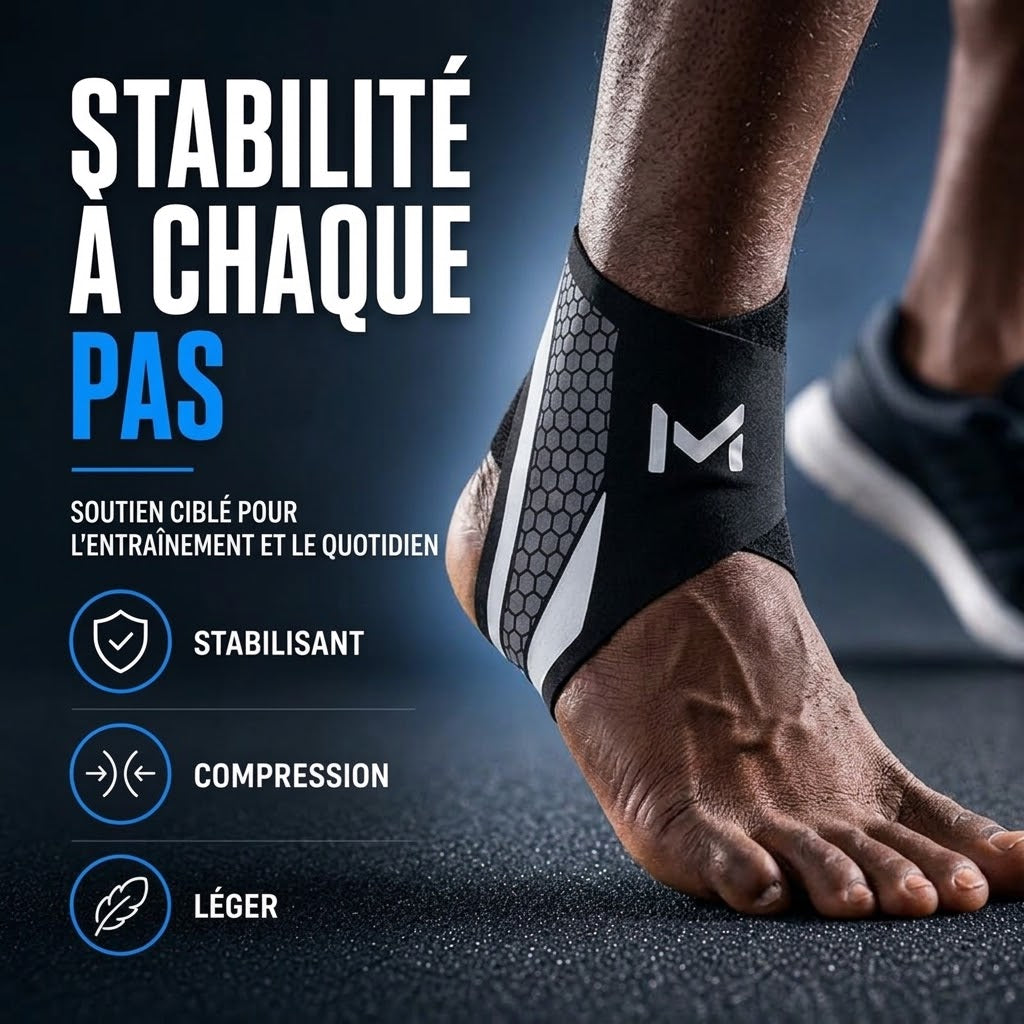 Chevillière de compression Anti Entorses - 1 paire