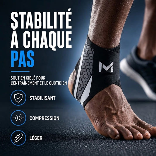 Chevillière de compression Anti Entorses - 1 paire