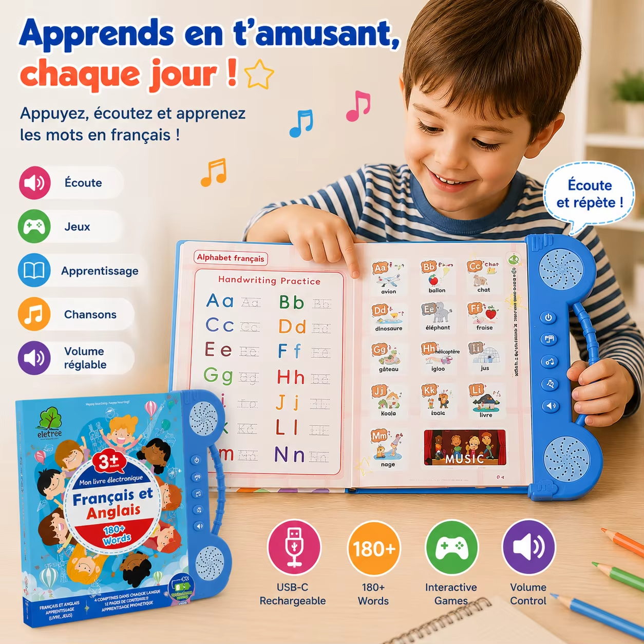 Livre Sonore Interactif Pour Enfants
