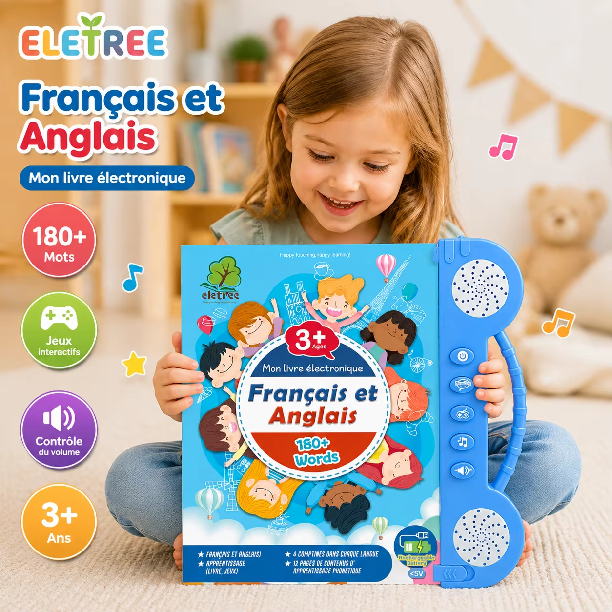 Livre Sonore Interactif Pour Enfants