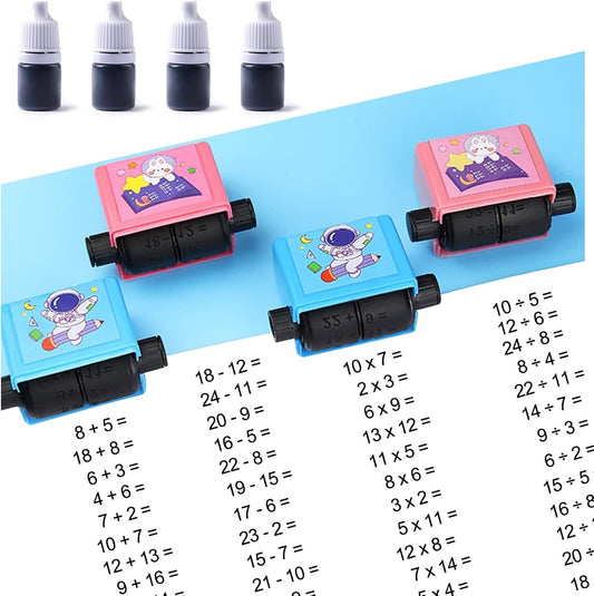 Tampon à rouleau mathématique 4PCS