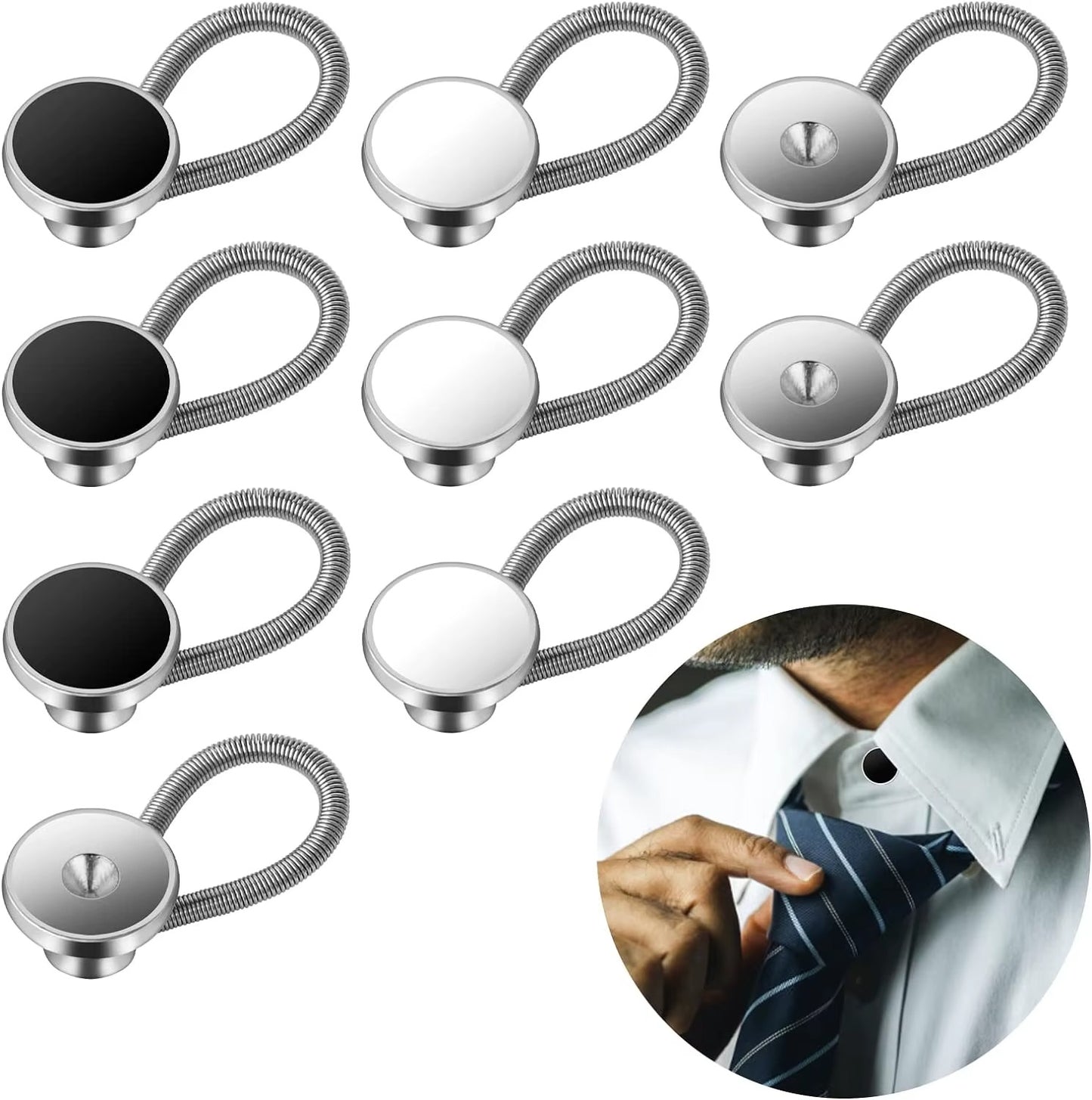 Extenseurs de Col de Chemise – Lot de 10 | Confort Immédiat