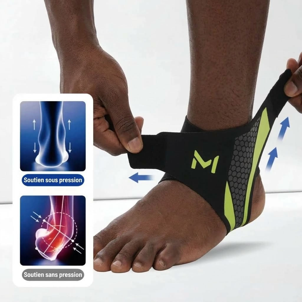 Chevillière de compression Anti Entorses - 1 paire