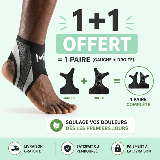 Chevillière de compression Anti douleurs - 1 paire